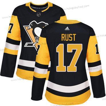 Adidas Žena Pittsburgh Penguins #17 Bryan Rust Černá Domácí Autentické Sešitý NHL Dres