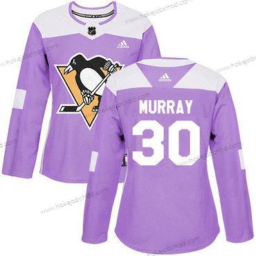 Adidas Žena Pittsburgh Penguins #30 Matt Murray Nachový Autentické Bojuje proti rakovině Sešitý NHL Dres