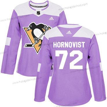 Adidas Žena Pittsburgh Penguins #72 Patric Hornqvist Nachový Autentické Bojuje proti rakovině Sešitý NHL Dres