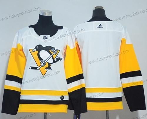 Adidas Žena Pittsburgh Penguins Prázdný Bílý Road Autentické Sešitý NHL Dres