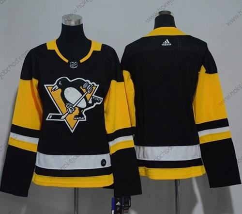 Adidas Žena Pittsburgh Penguins Prázdný Černá Domácí Autentické Sešitý NHL Dres