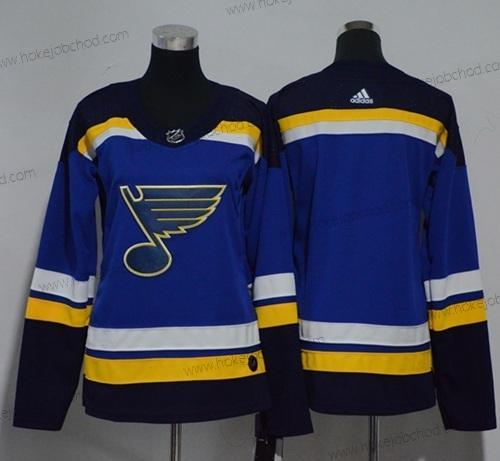 Adidas Žena St. Louis Blues Prázdný Modrý Domácí Autentické Sešitý NHL Dres