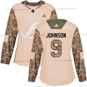 Adidas Žena Tampa Bay Lightning #9 Tyler Johnson Camo Autentické 2017 Veterans Day Sešitý NHL Dres