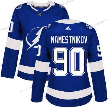 Adidas Žena Tampa Bay Lightning #90 Vladislav Namestnikov Modrý Domácí Autentické Sešitý NHL Dres