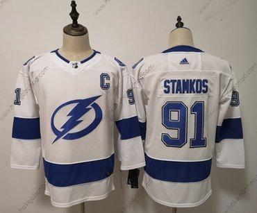 Adidas Žena Tampa Bay Lightning 91 Steven Stamkos Bílý Dres