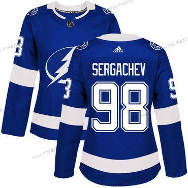 Adidas Žena Tampa Bay Lightning #98 Mikhail Sergachev Modrý Domácí Autentické Sešitý NHL Dres