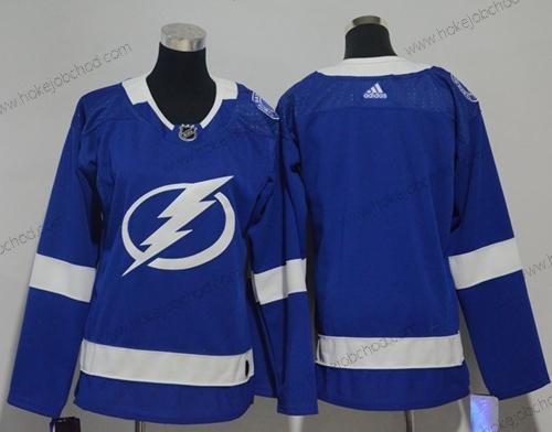 Adidas Žena Tampa Bay Lightning Prázdný Modrý Domácí Autentické Sešitý NHL Dres