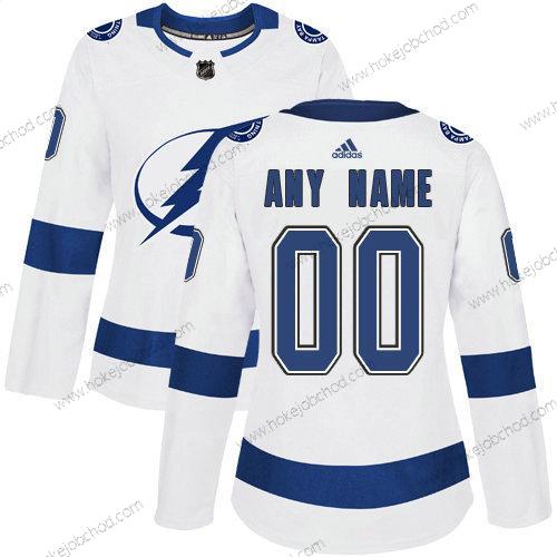 Adidas Žena Tampa Bay Lightning Přizpůsobené NHL Autentické Bílý Dres