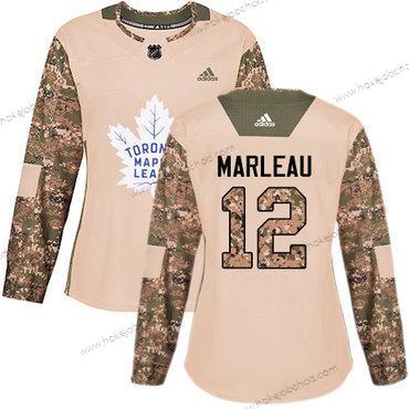 Adidas Žena Toronto Maple Leafs #12 Patrick Marleau Camo Autentické 2017 Veterans Day Sešitý NHL Dres