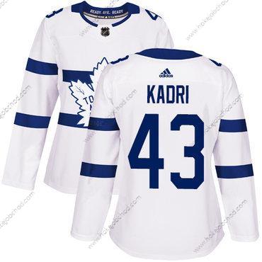 Adidas Žena Toronto Maple Leafs #43 Nazem Kadri Bílý Autentické 2018 Stadium Series Sešitý NHL Dres