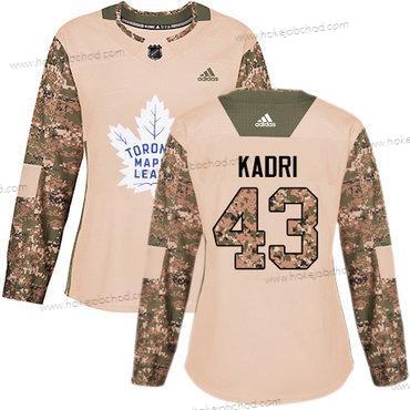 Adidas Žena Toronto Maple Leafs #43 Nazem Kadri Camo Autentické 2017 Veterans Day Sešitý NHL Dres