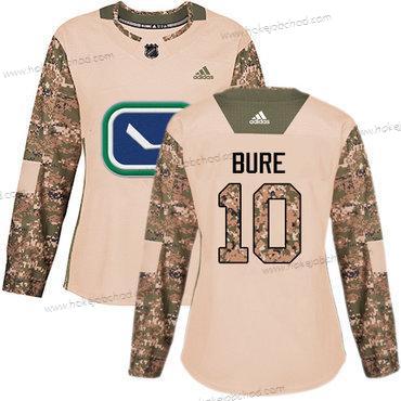 Adidas Žena Vancouver Canucks #10 Pavel Bure Camo Autentické 2017 Veterans Day Sešitý NHL Dres