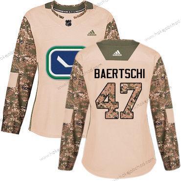 Adidas Žena Vancouver Canucks #47 Sven Baertschi Camo Autentické 2017 Veterans Day Sešitý NHL Dres