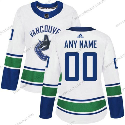 Adidas Žena Vancouver Canucks Přizpůsobené NHL Autentické Bílý Dres