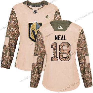 Adidas Žena Vegas Golden Knights #18 James Neal Camo Autentické 2017 Veterans Day Sešitý NHL Dres