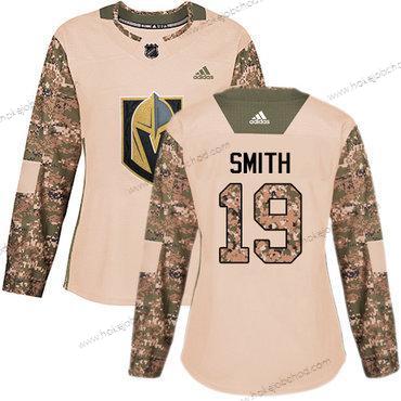 Adidas Žena Vegas Golden Knights #19 Reilly Smith Camo Autentické 2017 Veterans Day Sešitý NHL Dres