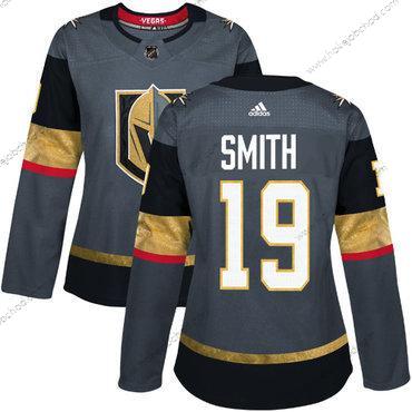 Adidas Žena Vegas Golden Knights #19 Reilly Smith Šedá Domácí Autentické Sešitý NHL Dres