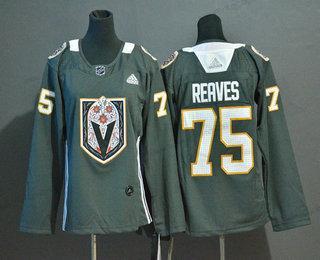 Adidas Žena Vegas Golden Knights #75 Ryan Reaves Šedá Dia De Los Muertos Dres