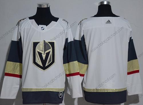 Adidas Žena Vegas Golden Knights Prázdný Bílý Road Autentické Sešitý NHL Dres