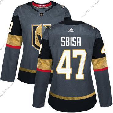 Adidas Žena Vegas Zlatoen Vegas Golden Knights #47 Luca Sbisa Šedá Domácí Autentické Sešitý NHL Dres