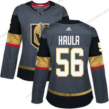 Adidas Žena Vegas Zlatoen Vegas Golden Knights #56 Erik Haula Šedá Domácí Autentické Sešitý NHL Dres