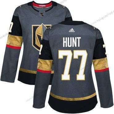 Adidas Žena Vegas Zlatoen Vegas Golden Knights #77 Brad Hunt Šedá Domácí Autentické Sešitý NHL Dres