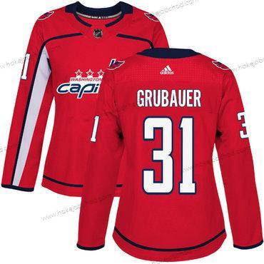 Adidas Žena Washington Capitals #31 Philipp Grubauer Červené Domácí Autentické Sešitý NHL Dres