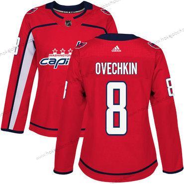 Adidas Žena Washington Capitals #8 Alex Ovechkin Červené Domácí Autentické Sešitý NHL Dres