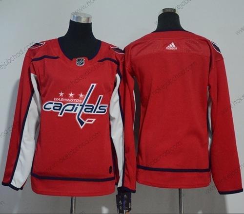 Adidas Žena Washington Capitals Prázdný Červené Domácí Autentické Sešitý NHL Dres