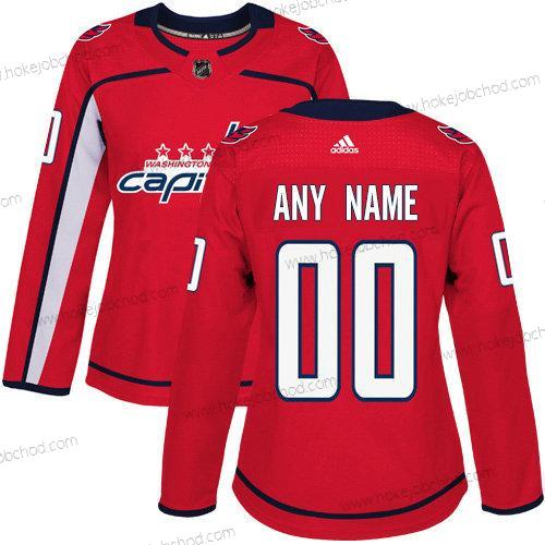 Adidas Žena Washington Capitals Přizpůsobené Autentické Červené Domácí NHL Dres