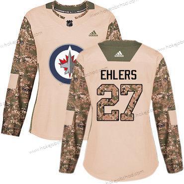 Adidas Žena Winnipeg Jets #27 Nikolaj Ehlers Camo Autentické 2017 Veterans Day Sešitý NHL Dres