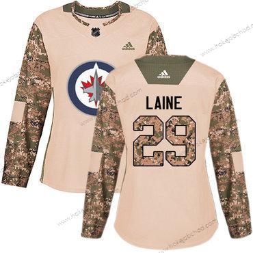 Adidas Žena Winnipeg Jets #29 Patrik Laine Camo Autentické 2017 Veterans Day Sešitý NHL Dres