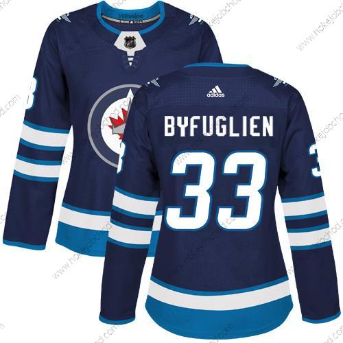 Adidas Žena Winnipeg Jets #33 Dustin Byfuglien Námořnictvo Modrý Domácí Autentické Sešitý NHL Dres