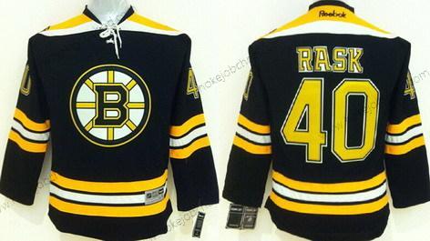 Dětské Boston Bruins #40 Tuukka Rask Černá Dres