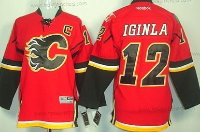 Dětské Calgary Flames #12 Jarome Iginla Červené Dres