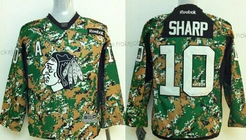 Dětské Chicago Blackhawks #10 Patrick Sharp 2014 Camo Dres