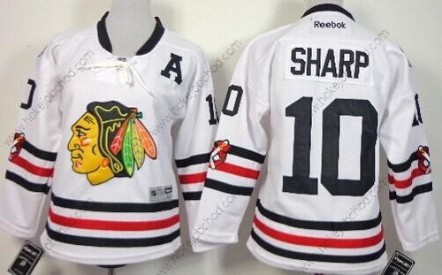 Dětské Chicago Blackhawks #10 Patrick Sharp 2015 Zimní Klasický Bílý Dres