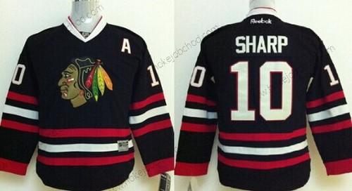 Dětské Chicago Blackhawks #10 Patrick Sharp Černá Dres