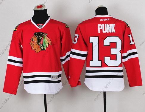 Dětské Chicago Blackhawks #13 Cm Punk Červené Dres