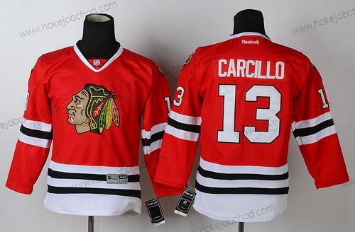 Dětské Chicago Blackhawks #13 Daniel Carcillo Červené Dres