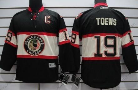 Dětské Chicago Blackhawks #19 Janathan Toews Černá Alternativní Dres