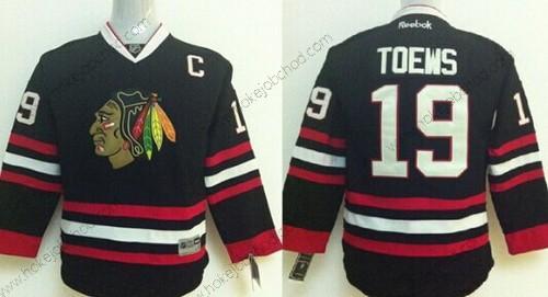 Dětské Chicago Blackhawks #19 Janathan Toews Černá Dres