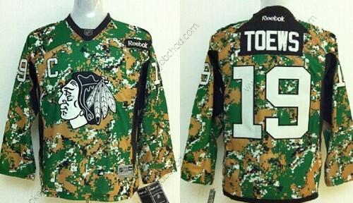 Dětské Chicago Blackhawks #19 Jonathan Toews 2014 Camo Dres