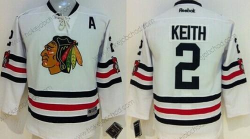 Dětské Chicago Blackhawks #2 Duncan Keith 2015 Zimní Klasický Bílý Dres