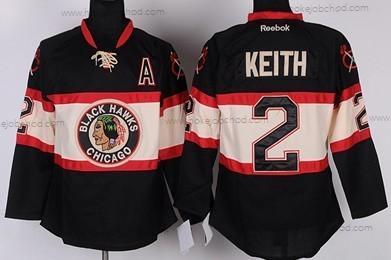 Dětské Chicago Blackhawks #2 Duncan Keith Černá Alternativní Dres