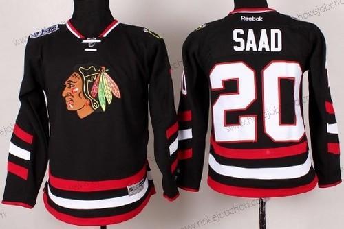 Dětské Chicago Blackhawks #20 Brandon Saad 2014 Stadium Series Černá Dres