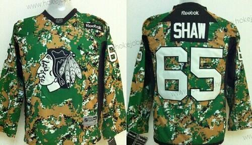 Dětské Chicago Blackhawks #65 Andrew Shaw 2014 Camo Dres