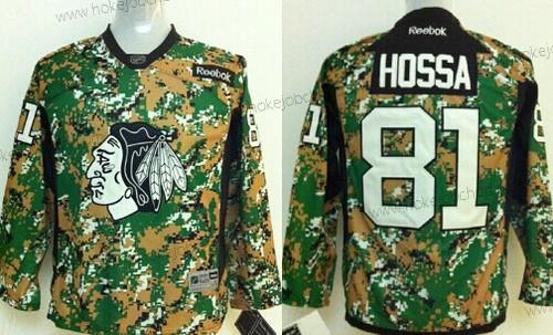 Dětské Chicago Blackhawks #81 Marian Hossa 2014 Camo Dres