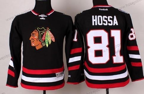 Dětské Chicago Blackhawks #81 Marian Hossa 2014 Stadium Series Černá Dres