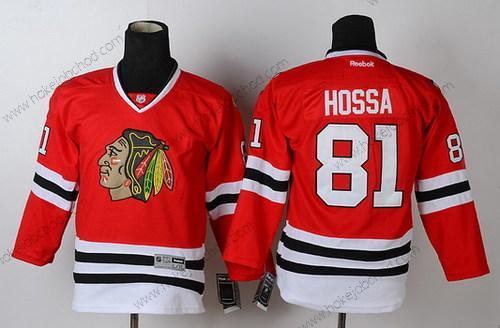 Dětské Chicago Blackhawks #81 Marian Hossa Červené Dres